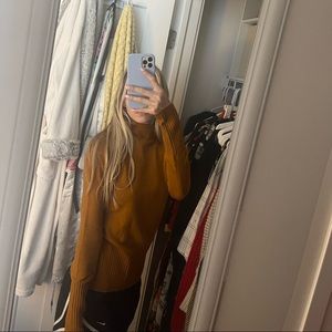 Burnt orange sweater
